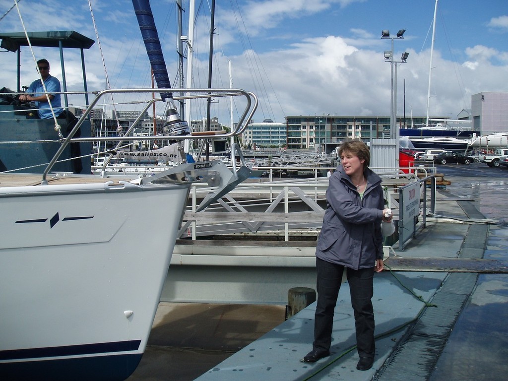 Tangaroa, Bavaria 33, launching ceremony  © Jane Pares - IMB